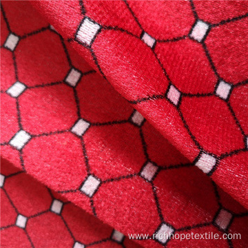 Velvet Polyester Fabric Upholstery Printed Fabric For Sale